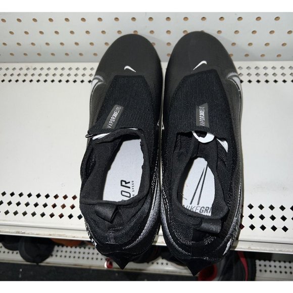 Nike Vapor Edge Elite 360 Mens Football Cleats Size 14.5 Black White CV6282-009 main image 4